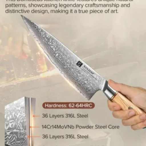 Test XINZUO 21,2 cm Série Lan : un gyuto qui coupe (vraiment) fort sans exploser le budget
