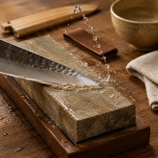 Affûtage de couteaux japonais sur pierre : le rituel qui sublime votre cuisine