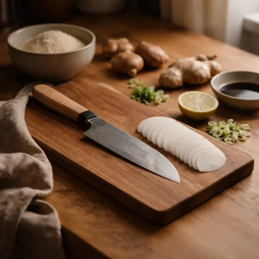 Quel couteau japonais pour débuter en cuisine gastronomique à la maison