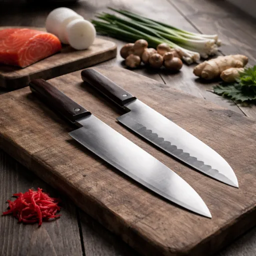 Gyuto et santoku : types de couteaux japonais d’exception pour une cuisine raffinée