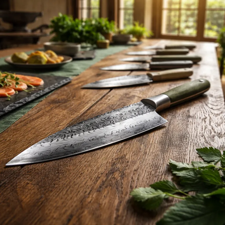 Couteaux japonais artisanaux en France : l’alliage rare entre acier d’exception et art de la table