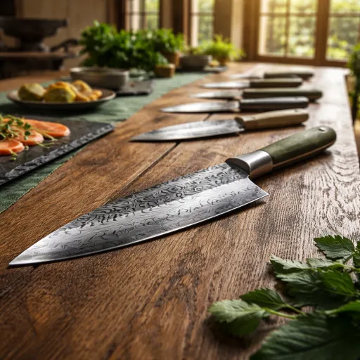 Couteaux japonais artisanaux en France : l’alliage rare entre acier d’exception et art de la table