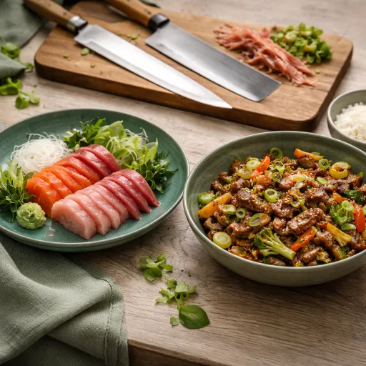 Comparatif couteaux japonais et chinois : lequel sublime vraiment votre cuisine ?