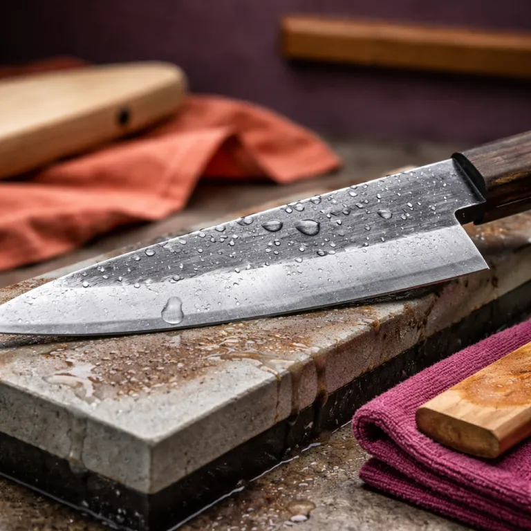 Couteaux japonais : entretien et stockage pour un tranchant de chef durable
