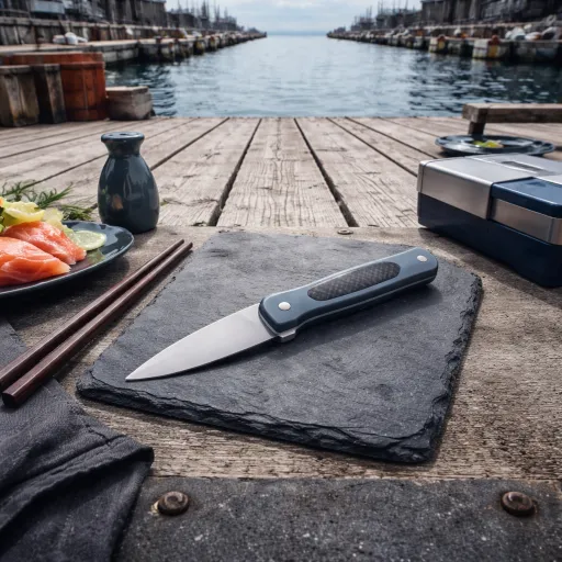 L’élégance d’un couteau japonais pliant de poche pour les gastronomes exigeants