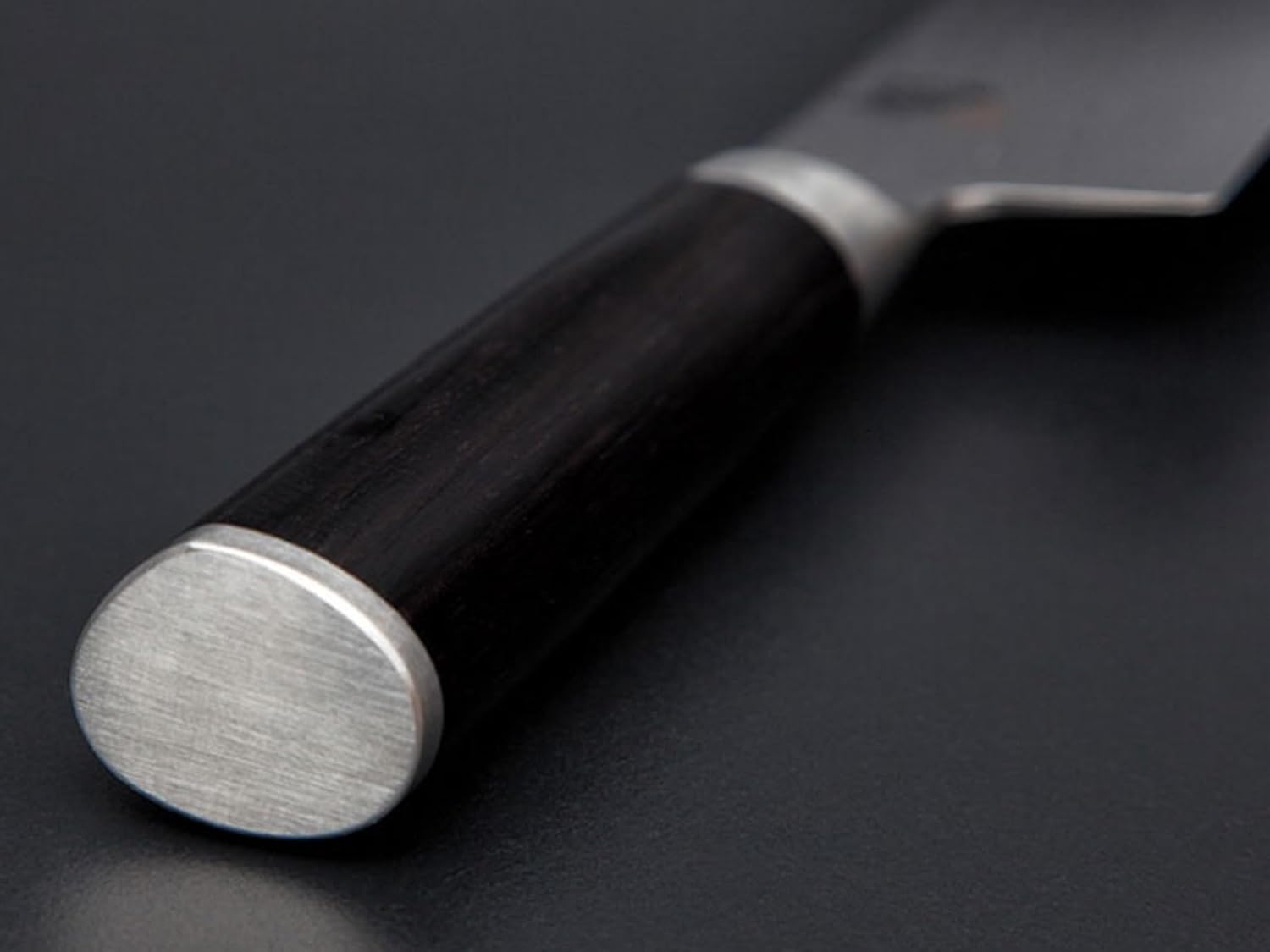 KAI Shun Pro Sho Deba Couteau de Cuisine Japonais longueur de lame 16,5 cm - acier A10 61 (±1) HRC - bois de pakka noir - fabriqué à la main avec biseau unique - Fabriqué au Japon