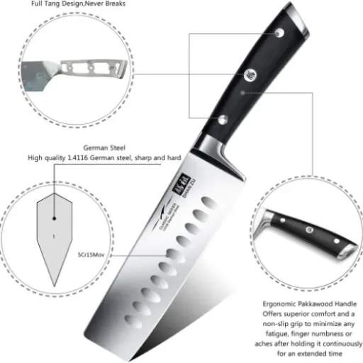 Test SHAN ZU Nakiri 16,5 cm : le couteau à légumes qui fait sérieusement le job