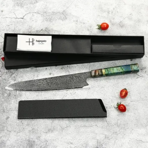 Test Hajegato Gyuto VG10 25,4 cm : un gros couteau qui coupe vraiment très fort