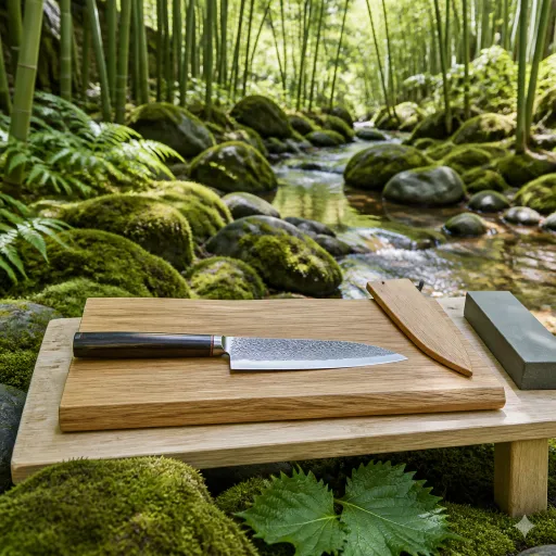 Couteau japonais en acier damas : ce qui se cache derrière les vagues