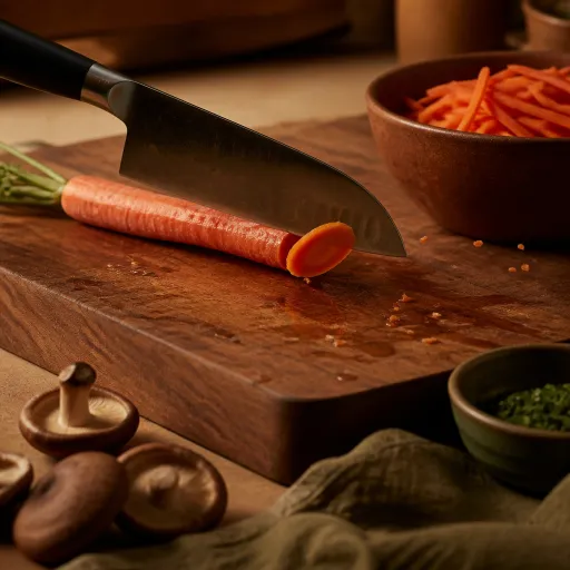 Pourquoi le couteau santoku est devenu l’allié essentiel des cuisines exigeantes