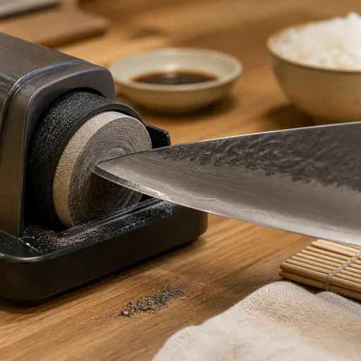 Pourquoi choisir un aiguiseur à couteaux électrique pour sublimer vos couteaux japonais