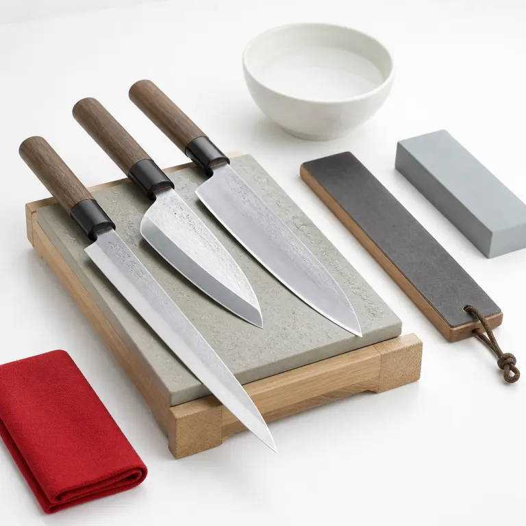 Maîtriser l’art d’aiguiser ses couteaux à la pierre comme un chef japonais