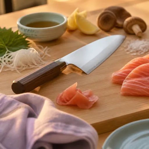 Un couteau aiguisé à la perfection : l’angle japonais qui change votre cuisine