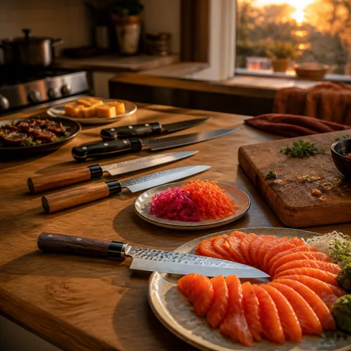 Quel set de couteaux de cuisine japonais choisir selon votre budget et votre style gourmand