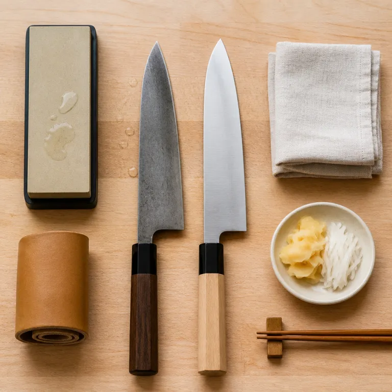 Acier carbone ou acier inox : le vrai arbitrage pour un couteau japonais au quotidien